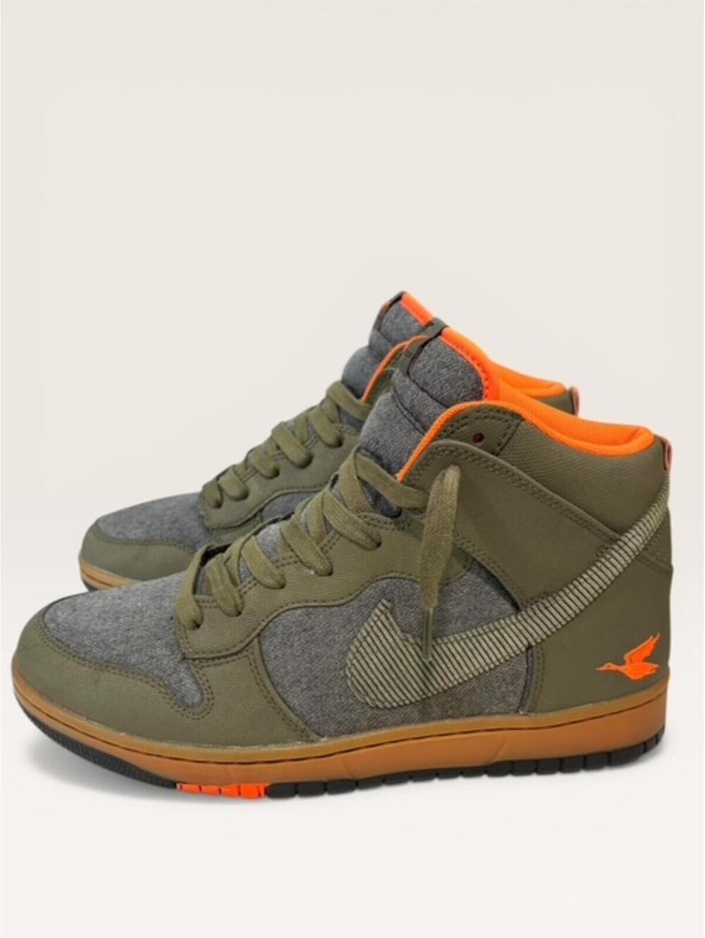 Nike Dunk Swoosh Social Club Comfort Olive Size 10 - Picture 2 of 6